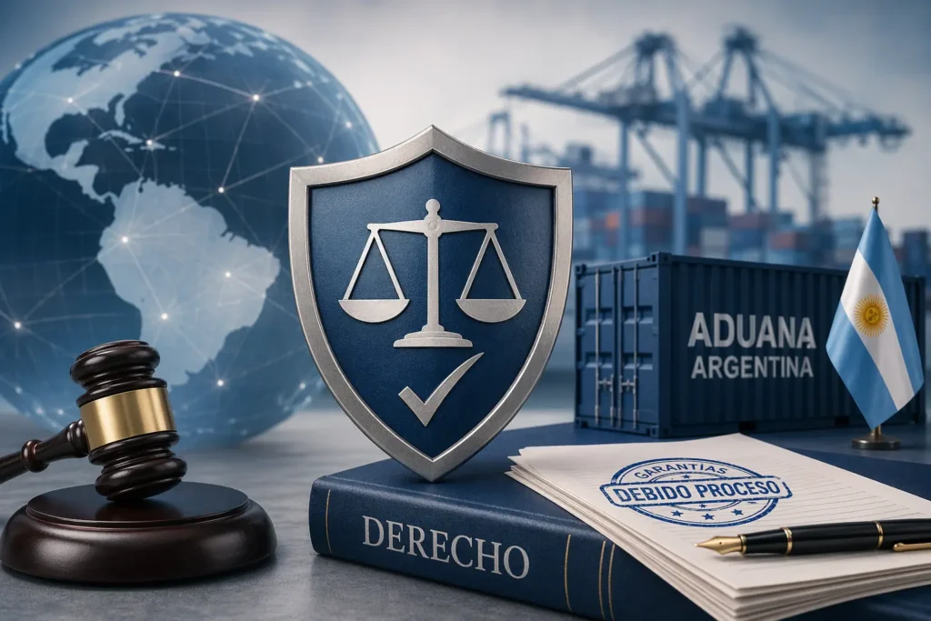 Debido proceso en procedimientos aduaneros argentinos, garantías constitucionales y estándares internacionales