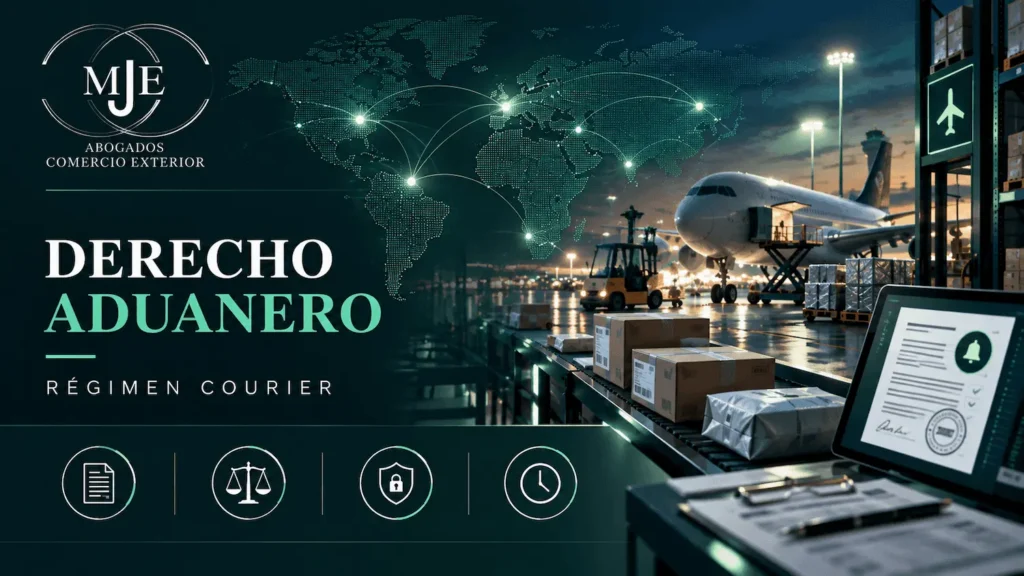 Derecho aduanero y régimen Courier — MJE Comercio Exterior